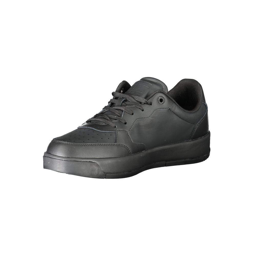 Tommy Hilfiger Black Polyethylene Men Sneakers