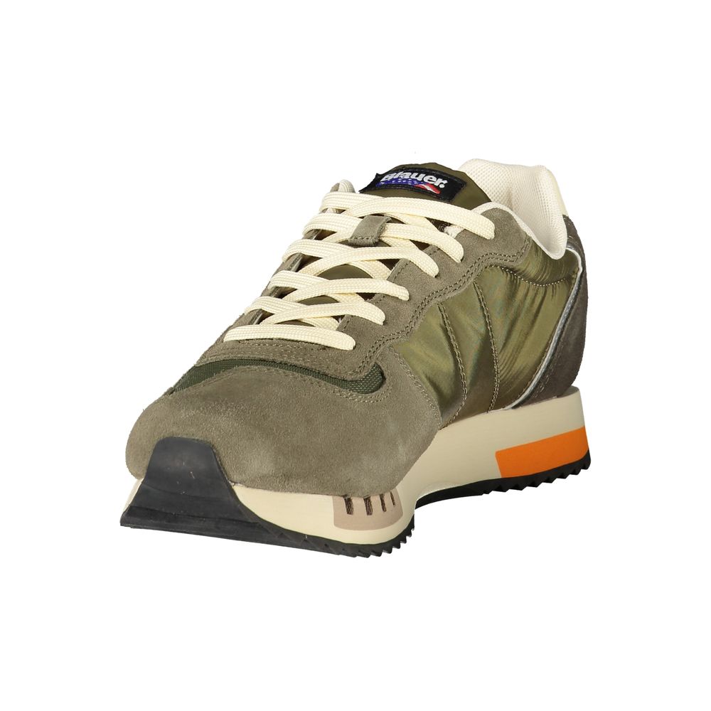 Blauer Green Polyester Men Sneakers