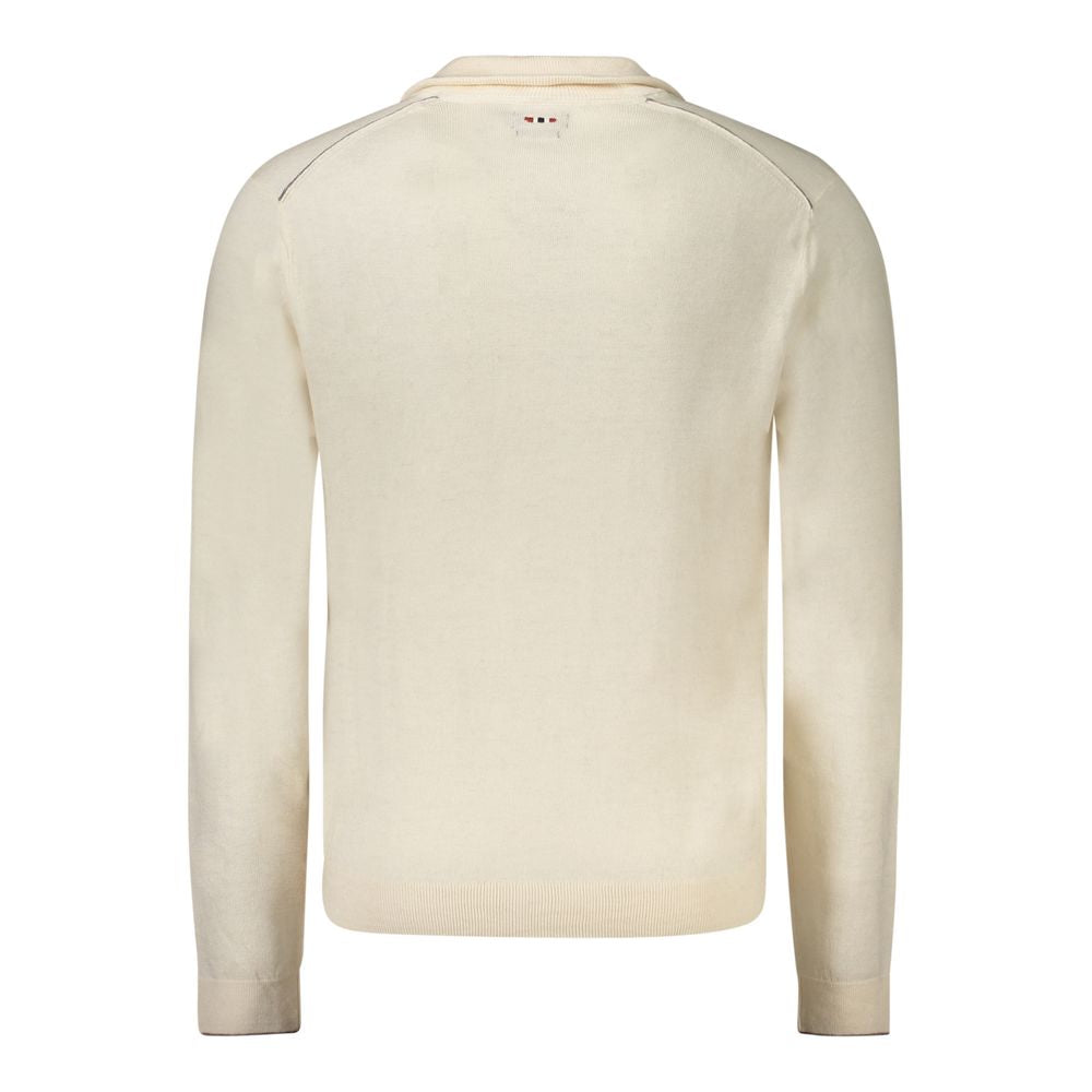 Napapijri White Wool Sweater