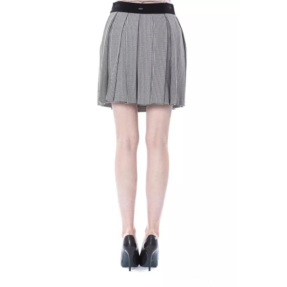 BYBLOS Black Viscose Women Skirt