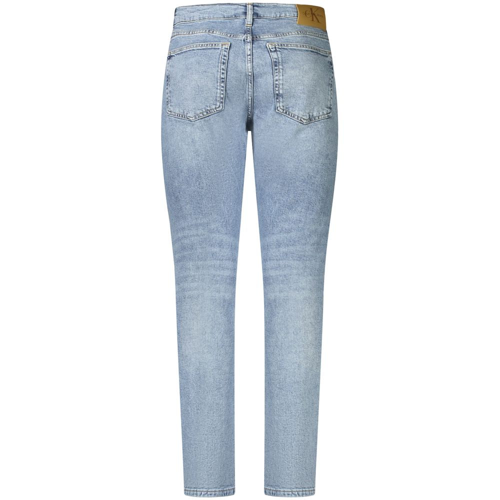 Calvin Klein Light Blue Cotton Jeans & Pant