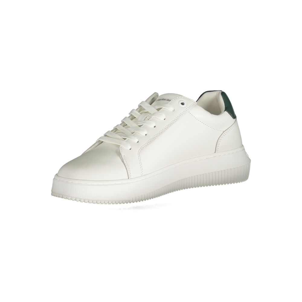Calvin Klein White Polyester Sneakers