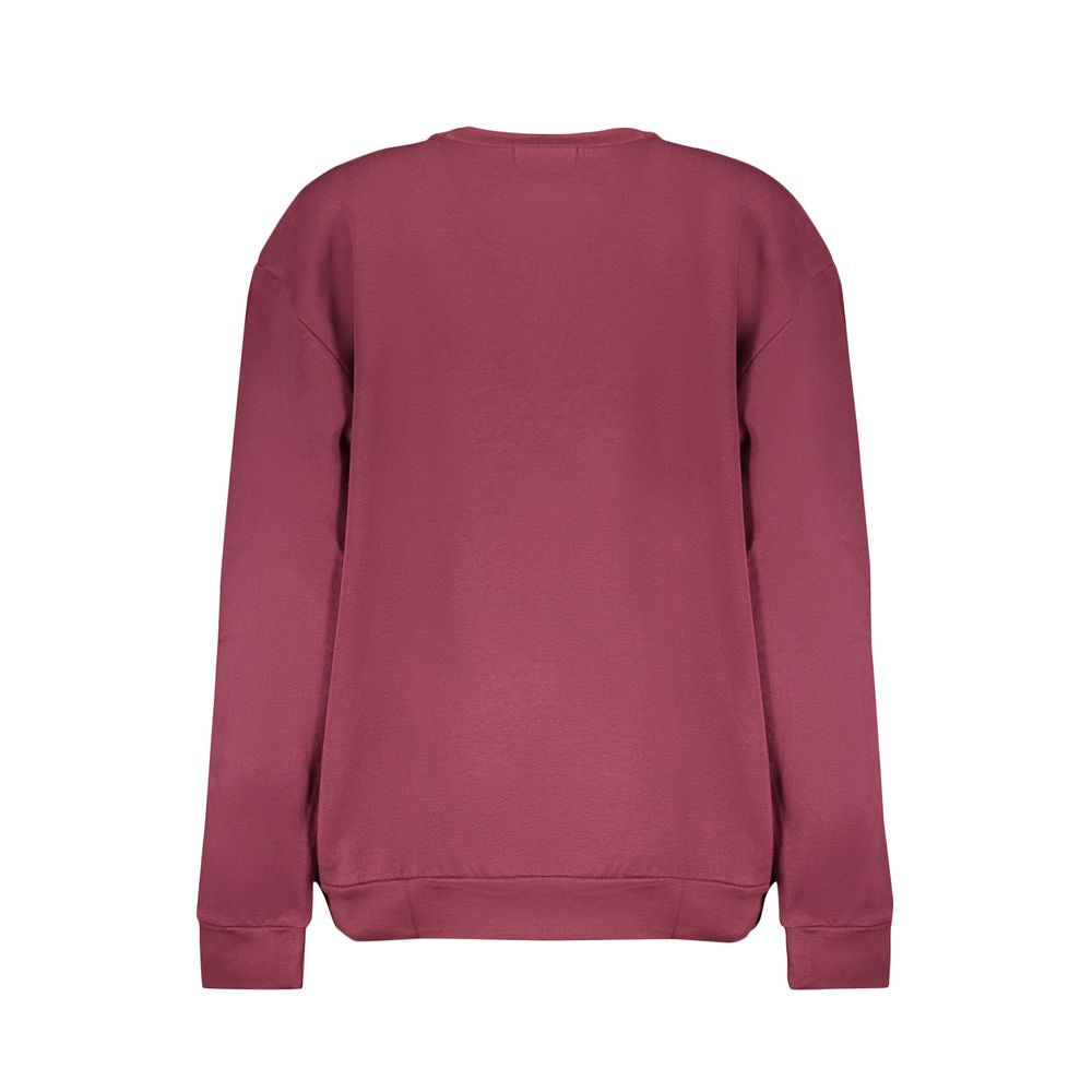 Cavalli Class Purple Cotton Sweater