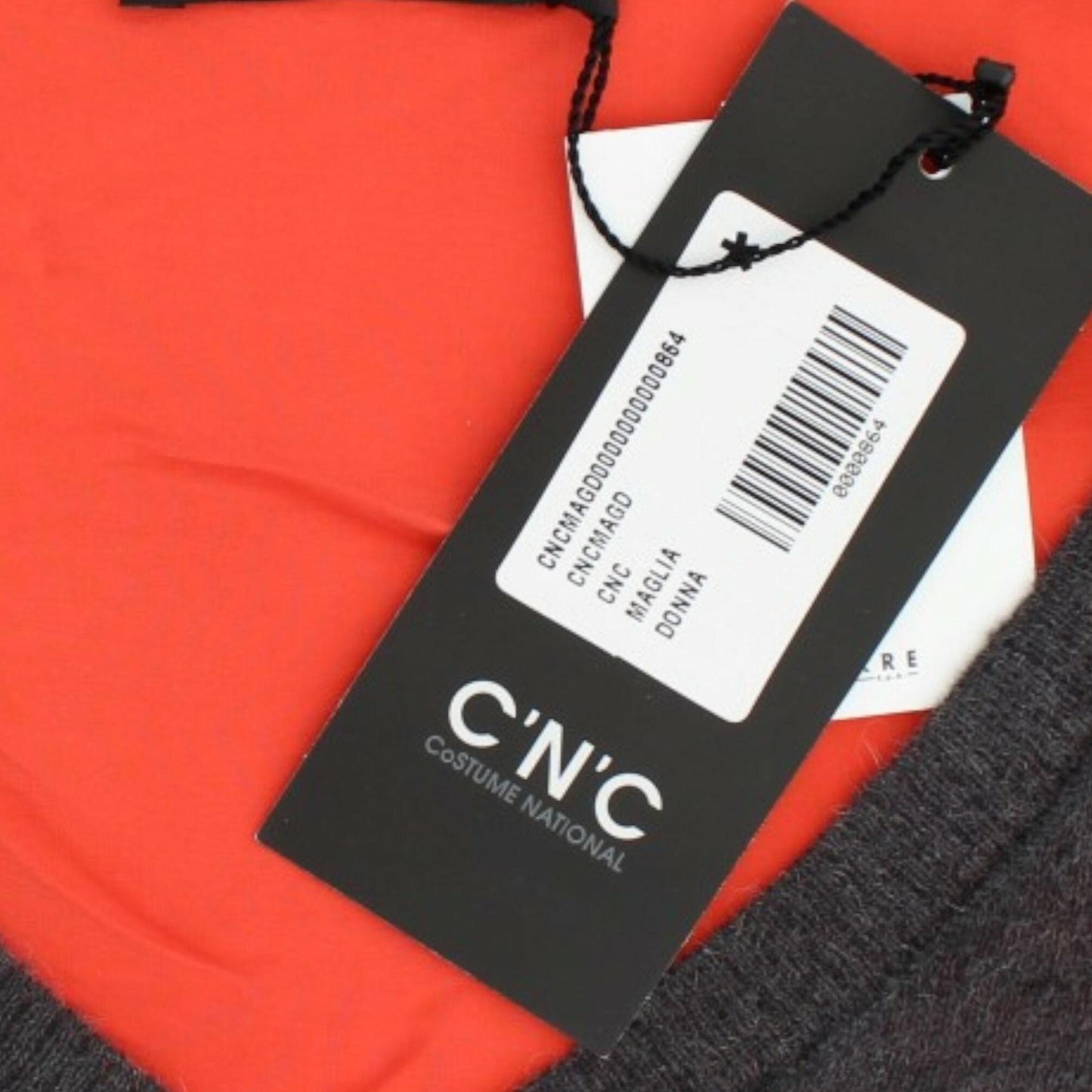 Costume National Gray short sleeved sweater