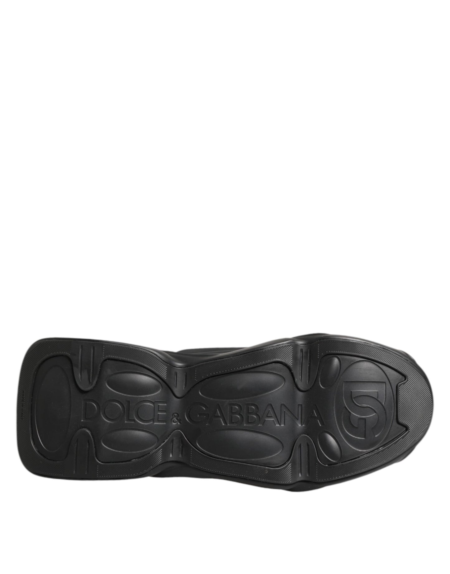 Dolce & Gabbana Black Lace Up Wave Low Top Men Sneakers Shoes