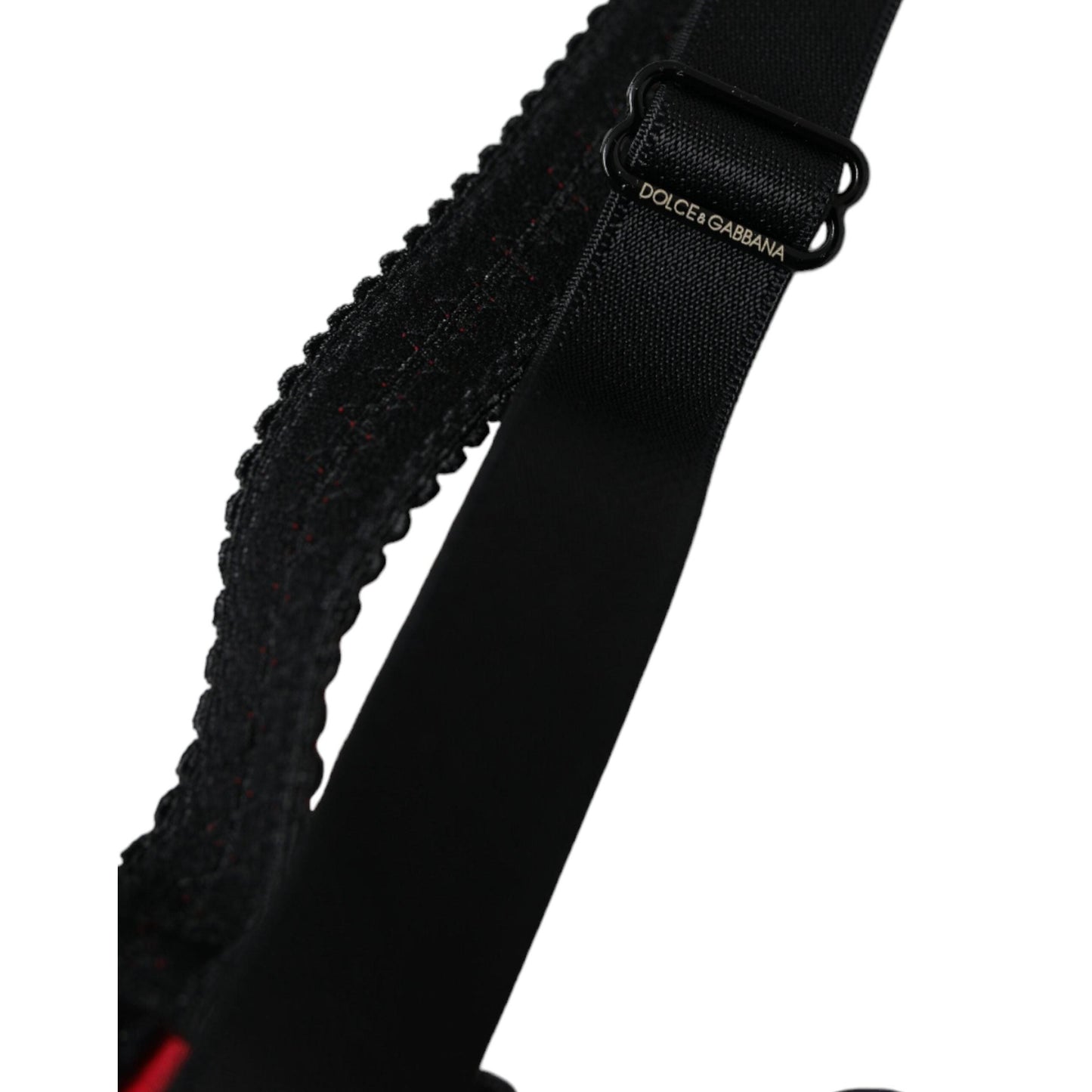 Dolce & Gabbana Bordeaux Silk Stretch Balconcino Bra Underwear