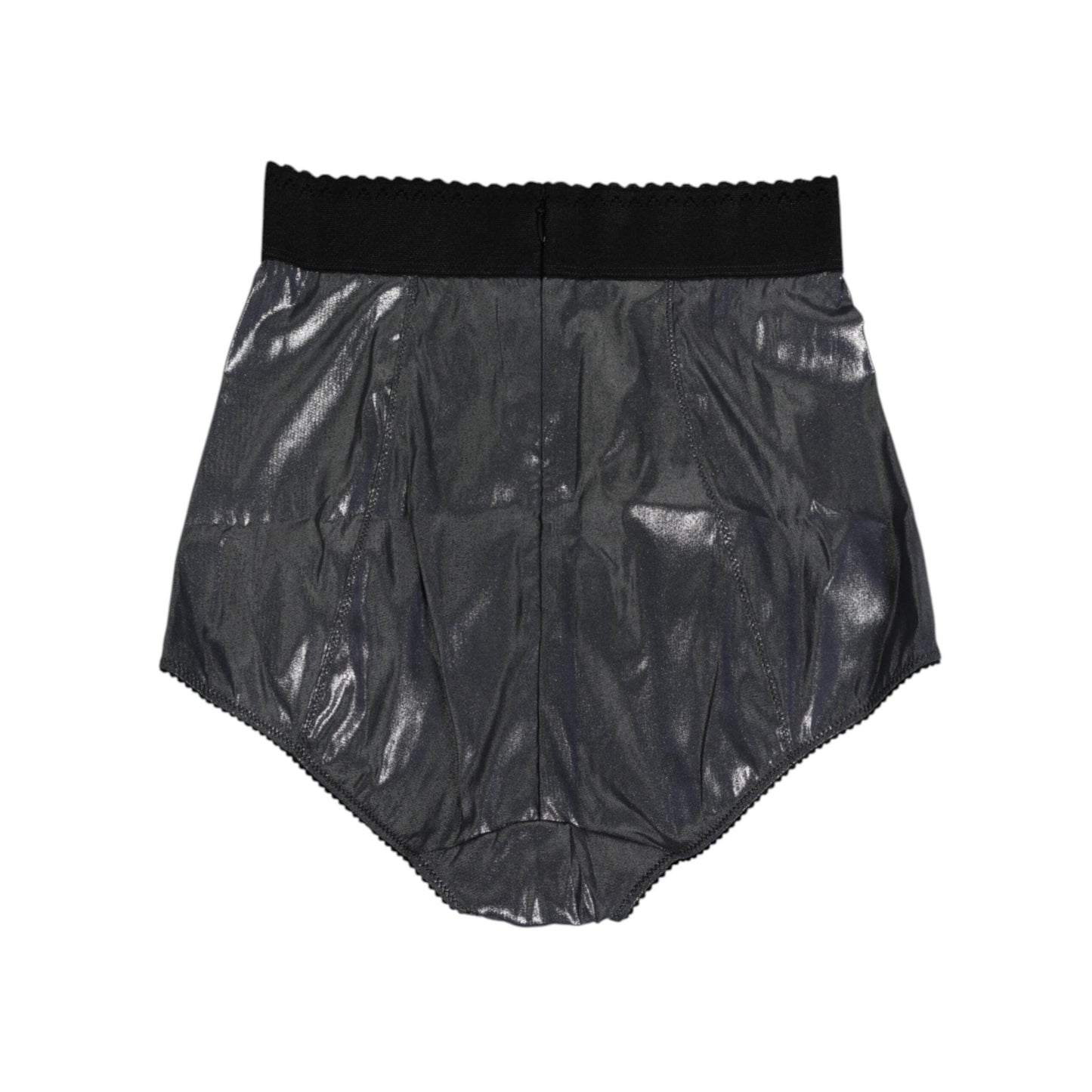 Dolce & Gabbana Gray Silk Stretch Slip Girdle Panty Underwear