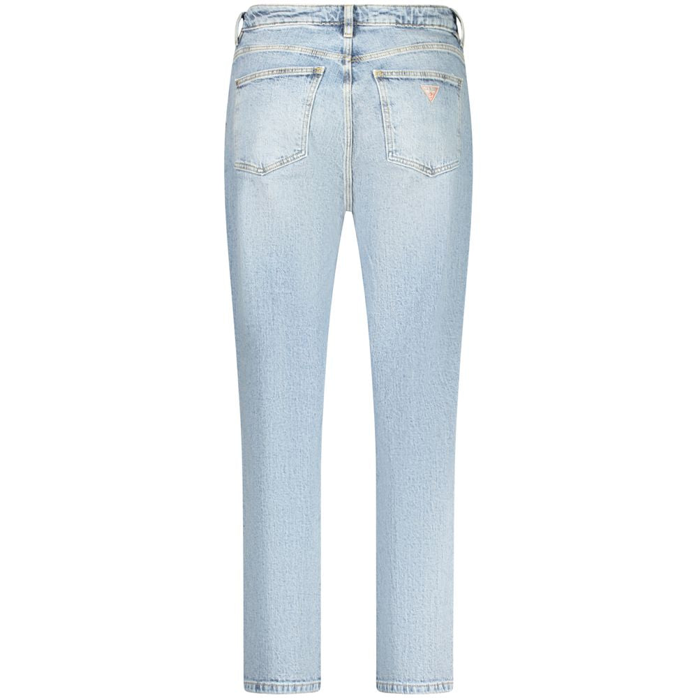 Guess Jeans Light Blue Cotton Jeans & Pant
