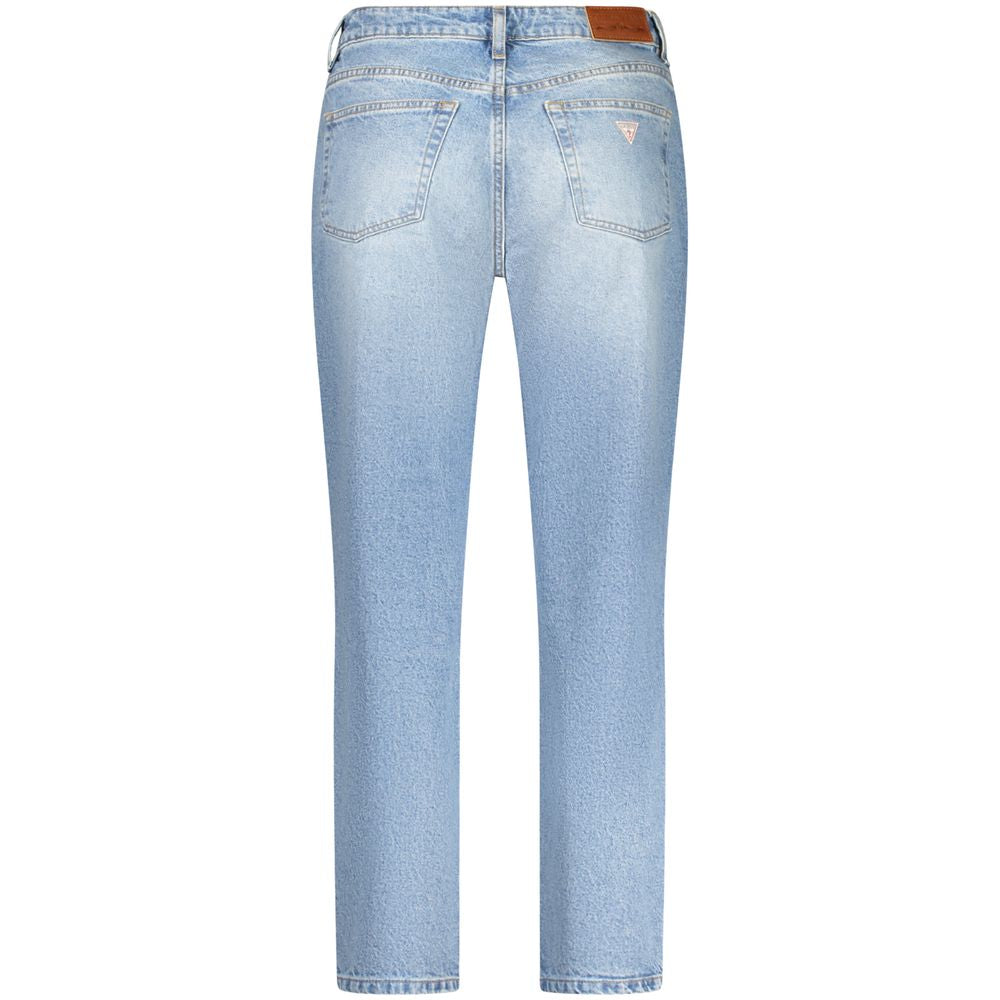 Guess Jeans Light Blue Cotton Jeans & Pant