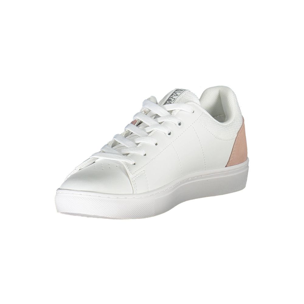 Napapijri White Leather Women Sneakers