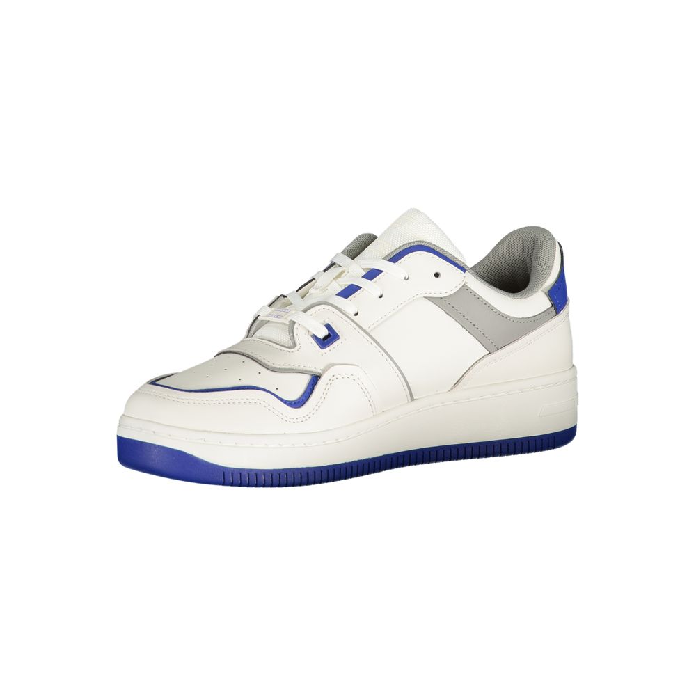 Tommy Hilfiger White Polyethylene Men Sneakers