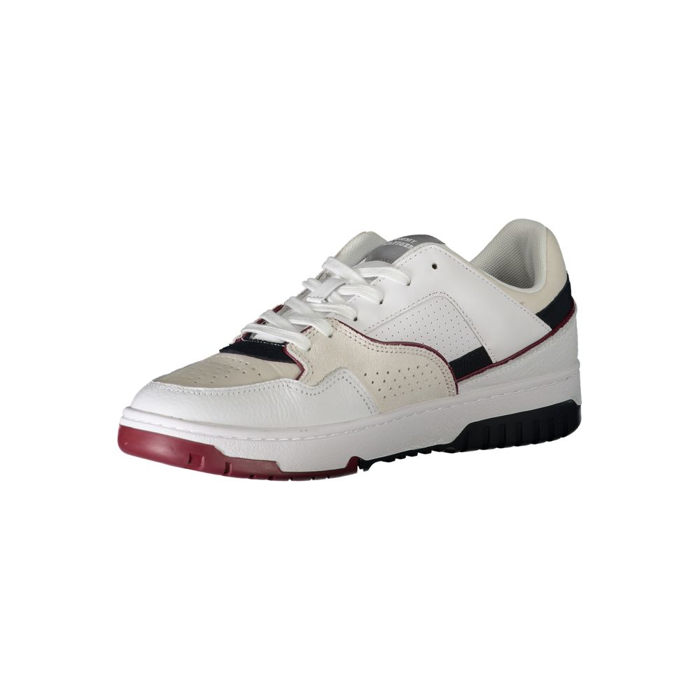 Tommy Hilfiger White Polyethylene Men Sneakers