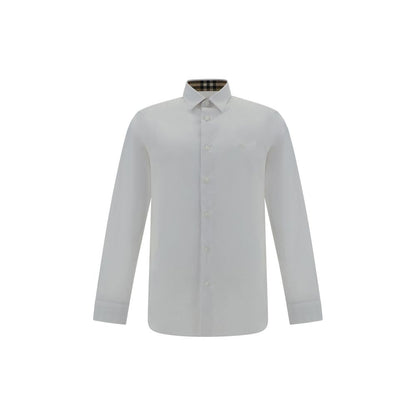 Burberry White Elastane Dress Shirt