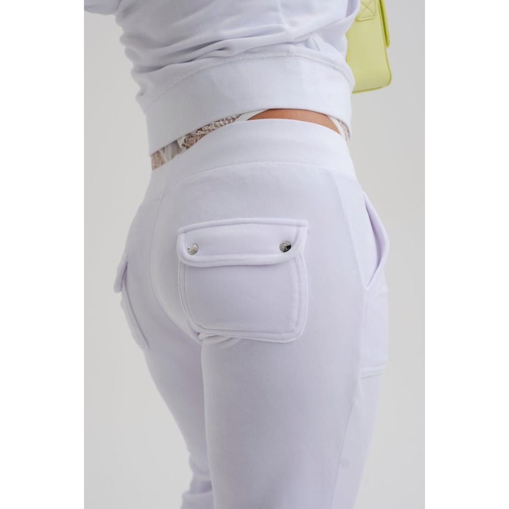 Juicy Couture White Polyester Casual Pants