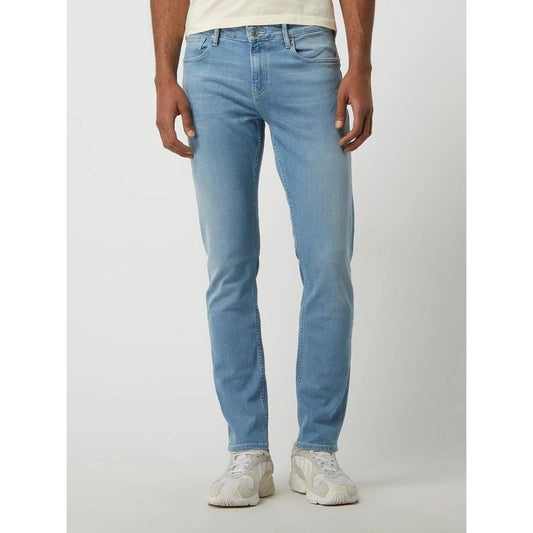 Scotch & Soda Blue Cotton Slim Fit Jeans