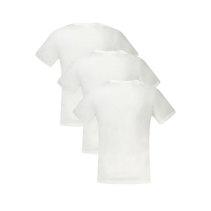 Tommy Hilfiger Bianco Cotton Men T-Shirt