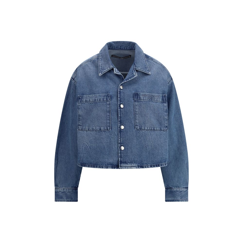 Alexander Wang Blue Denim Shirt