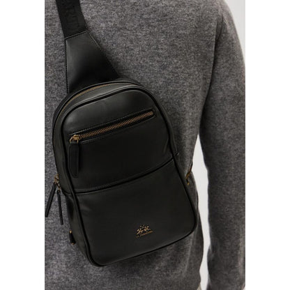 La Martina Black Polyethylene Crossbody Bag