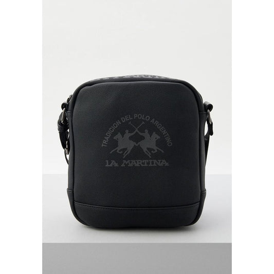 La Martina Black Polyethylene Crossbody Bag