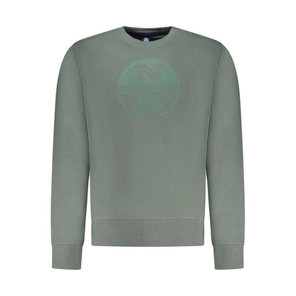 North Sails Verde Cotton Men Sweatshirt