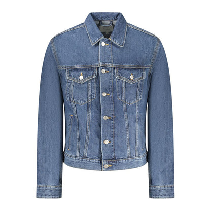 Pepe Jeans Blu Cotton Men Jacket
