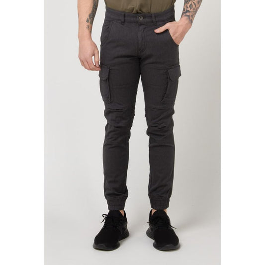 Gas Brown Cotton Cargo Pants