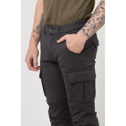 Gas Brown Cotton Cargo Pants