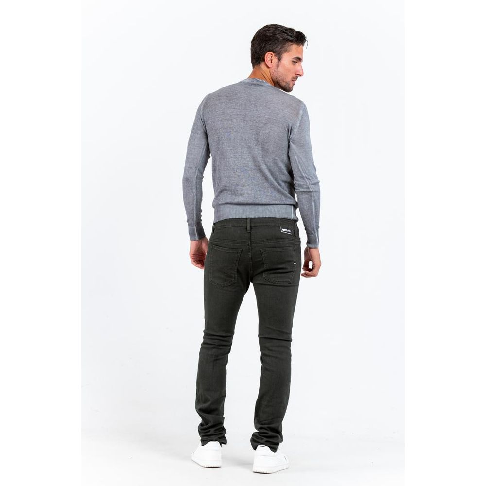 Gas Green Cotton Skinny Jeans