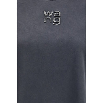 Alexander Wang Black Cotton T-Shirt