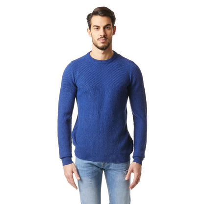 Gas Blue Marabou Sweatshirt