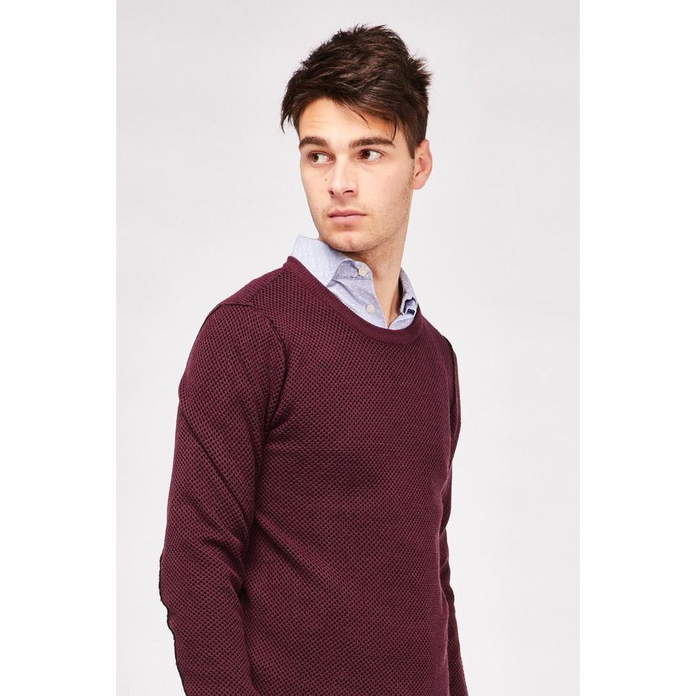 Gas Bordeaux Wool Sweatshirt