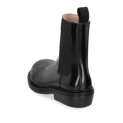 Bottega Veneta Black Calfskin Chelsea Boots