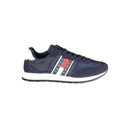 Tommy Hilfiger Blue Polyurethane Men Sneakers