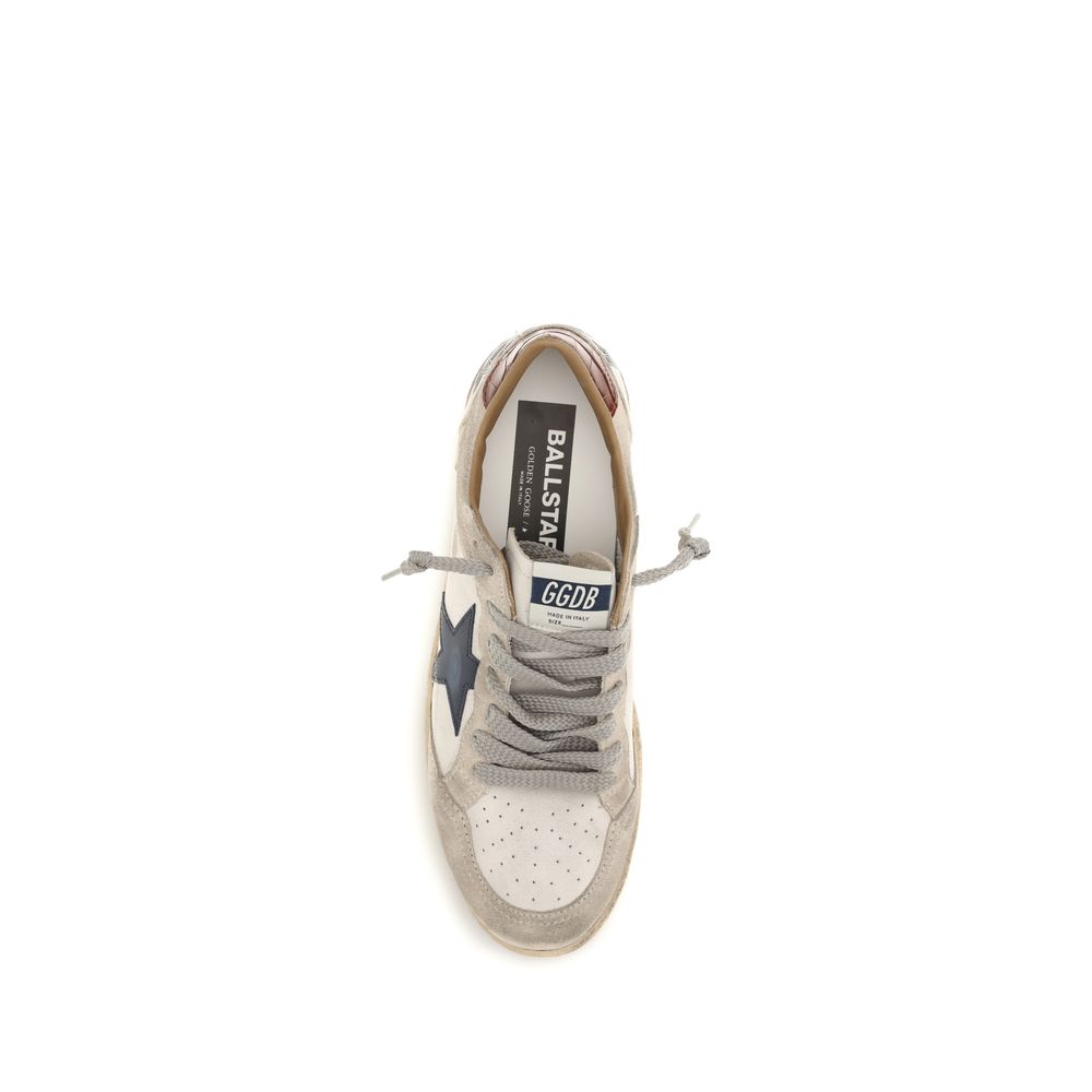 Golden Goose White Calf Leather Bos Taurus Low Top Sneakers