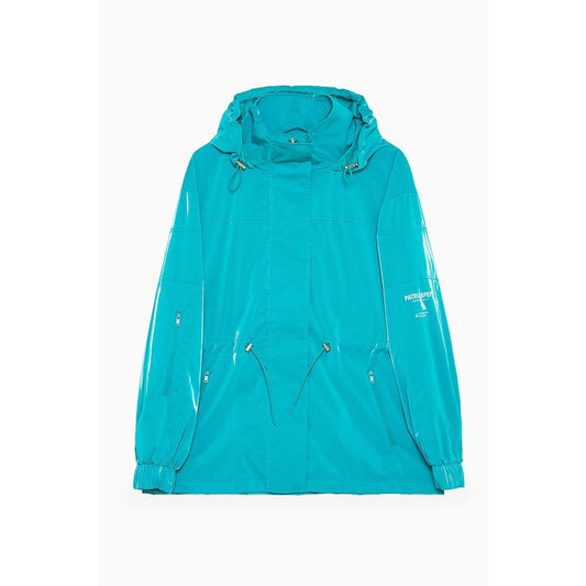 Patrizia Pepe Green Polyethylene Bomber