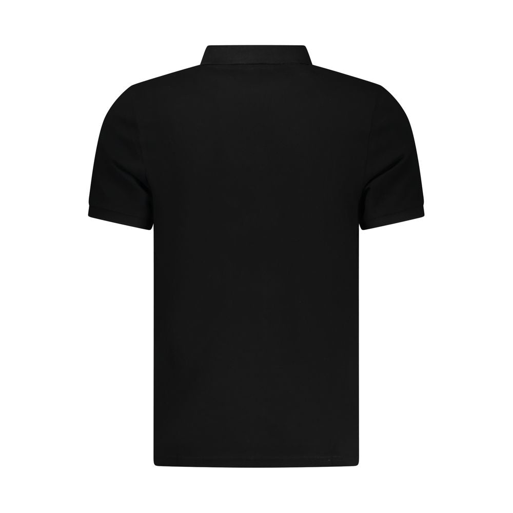 North Sails Black Cotton Men Polo Shirt