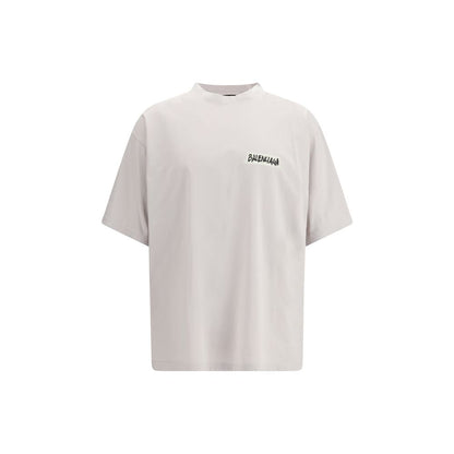 Balenciaga White Cotton T-Shirt