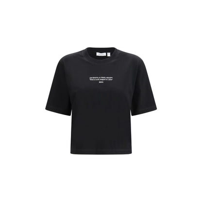 Off-White Black Cotton T-Shirt