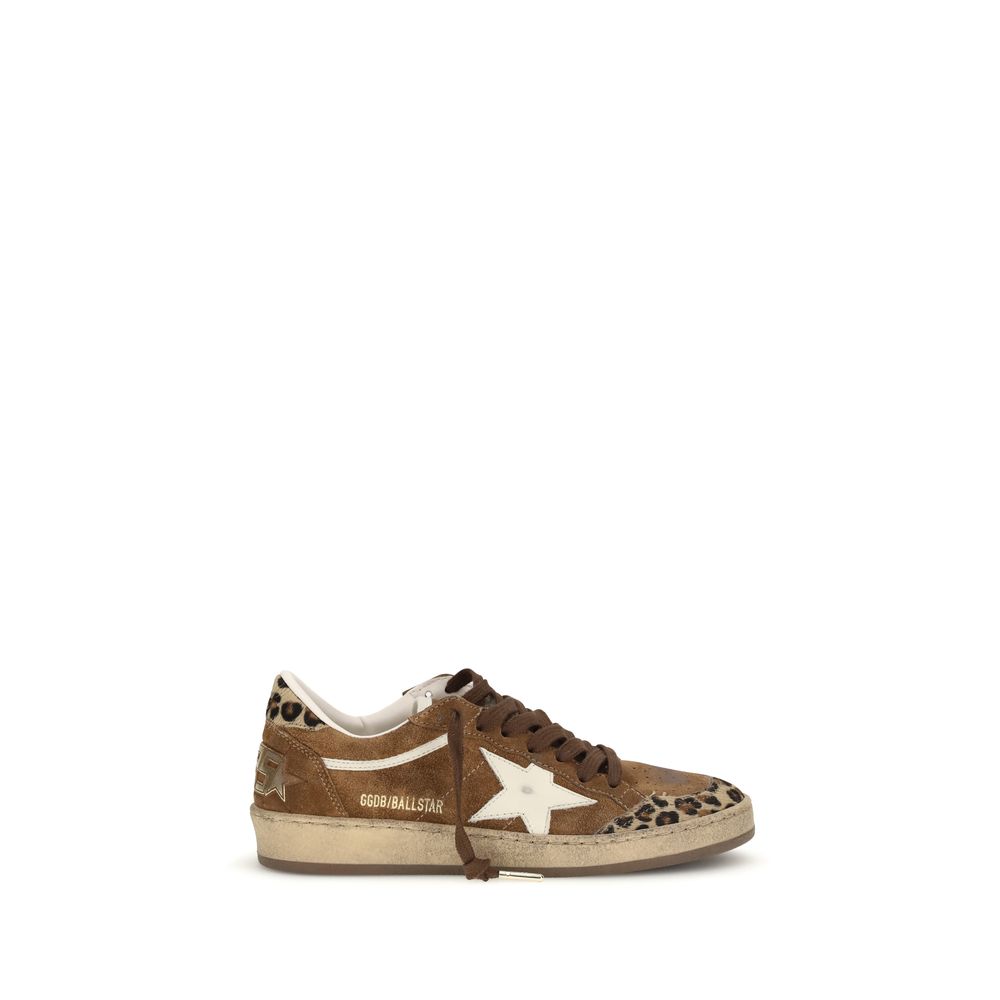 Golden Goose Brown Calf Leather Bos Taurus Low Top Sneakers