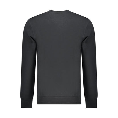 North Sails Black Cotton Men Sweatshirt