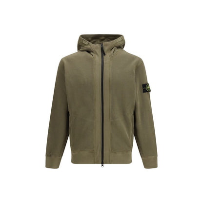 Stone Island Bicolor Cotton Sweatshirt