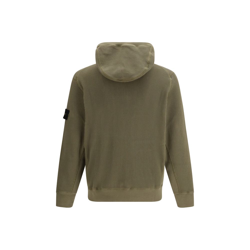 Stone Island Bicolor Cotton Sweatshirt