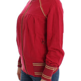 John Galliano Pink Mock Zip Cardigan Sweatshirt Sweater