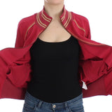 John Galliano Pink Mock Zip Cardigan Sweatshirt Sweater
