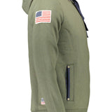 U.S. POLO ASSN. Green Cotton Men Sweater