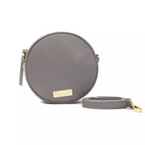 Pompei Donatella Gray Leather Women Crossbody
