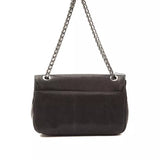Pompei Donatella Black Leather Women Crossbody Bag