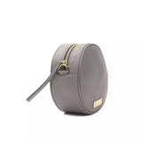 Pompei Donatella Gray Leather Women Crossbody
