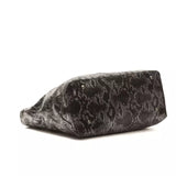 Pompei Donatella Gray Leather Women Shoulder Bag