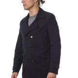 Verri Blue Cotton Men Blazer